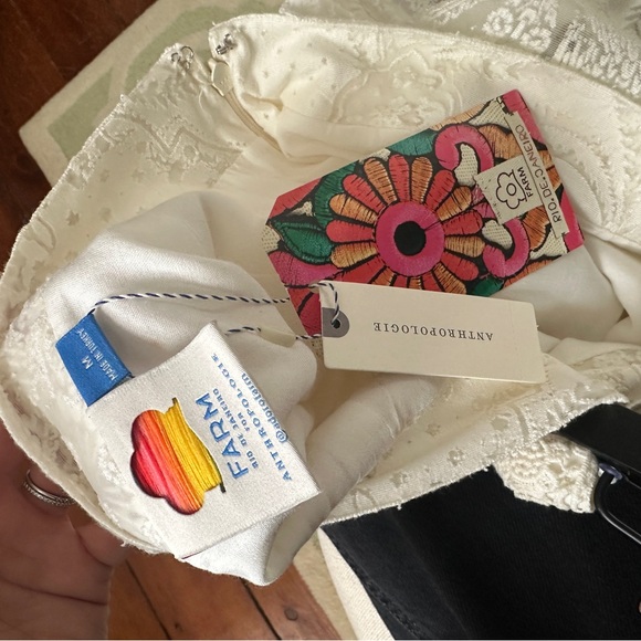 FARM Rio White Lace Midi Skirt - Picture 3 of 7